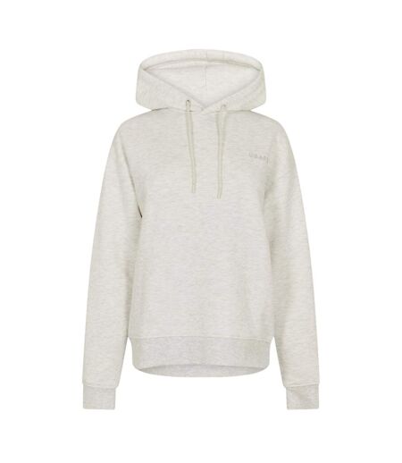 Sweat À Capuche Avec Cordons Motif/style Logo Femme Gris Clair Pâle USA Pro