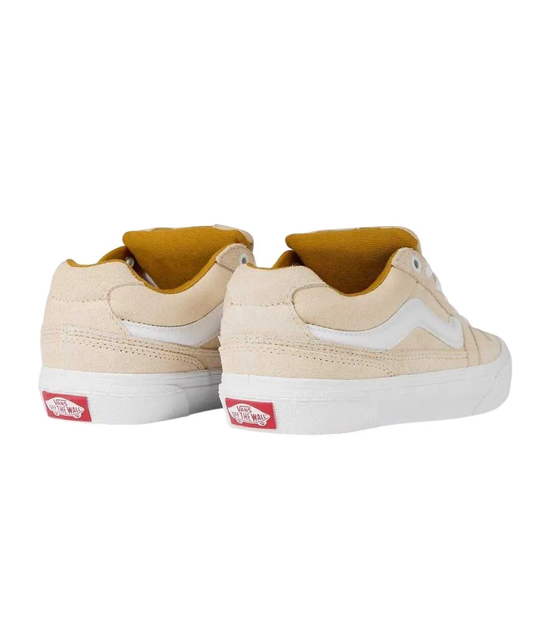 Chaussures À Roulettes Caldrone Femme Beige Clair Crème Vans-2