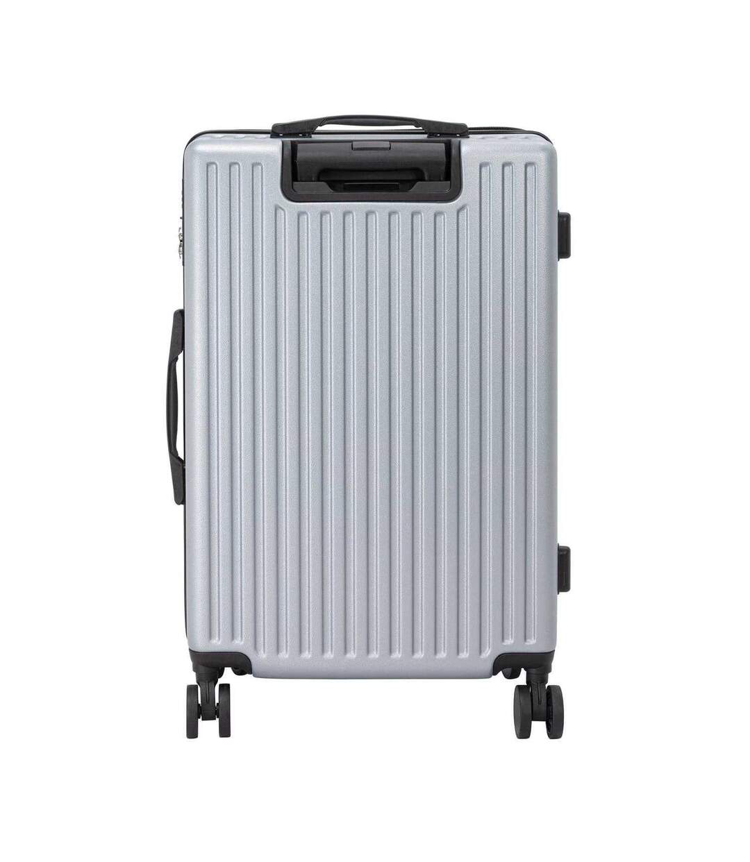 Valise Voyage Motif/style Côtelé 56 Cm X 36 Cm X 23 Cm Argenté Linea-2