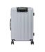 Valise Voyage Motif/style Côtelé 56 Cm X 36 Cm X 23 Cm Argenté Linea-2