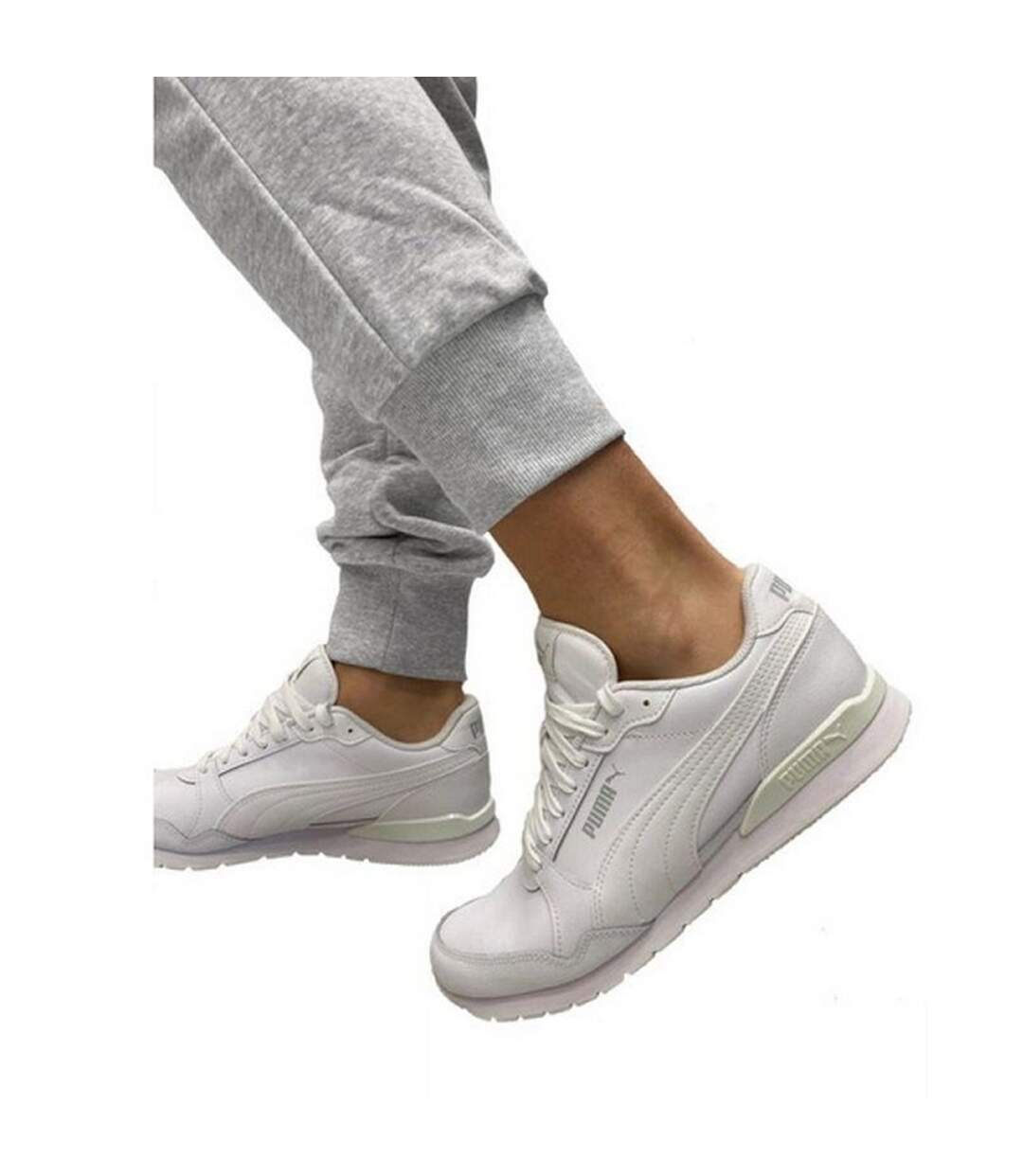 Pantalon De Jogging Style Logo Ess Homme Gris Puma-4