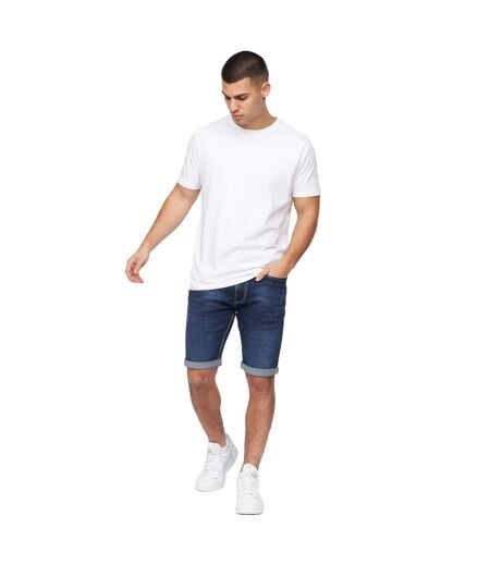 Short Tonwin Homme Bleu Foncé Délavé Crosshatch