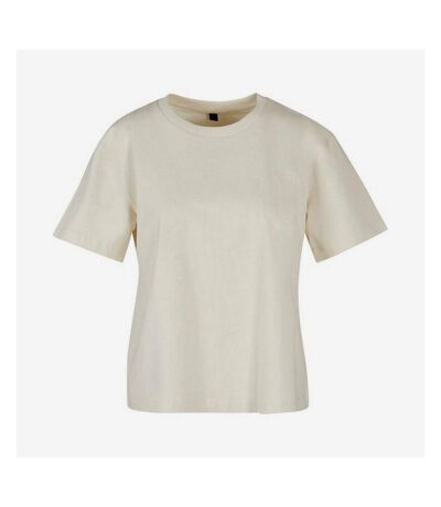 Build Your Brand Womens/Ladies Oversized T-Shirt (White Sand) - UTRW8940