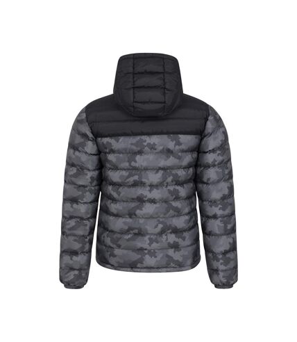 Mens seasons ii camo padded jacket black Mountain Warehouse