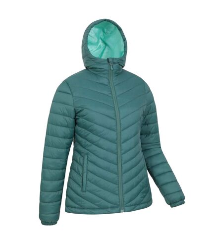 Womens/ladies seasons padded jacket green Mountain Warehouse