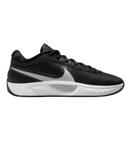 Mens Giannis Freak 6 Swoosh Basketball Shoes Black Silver Nike