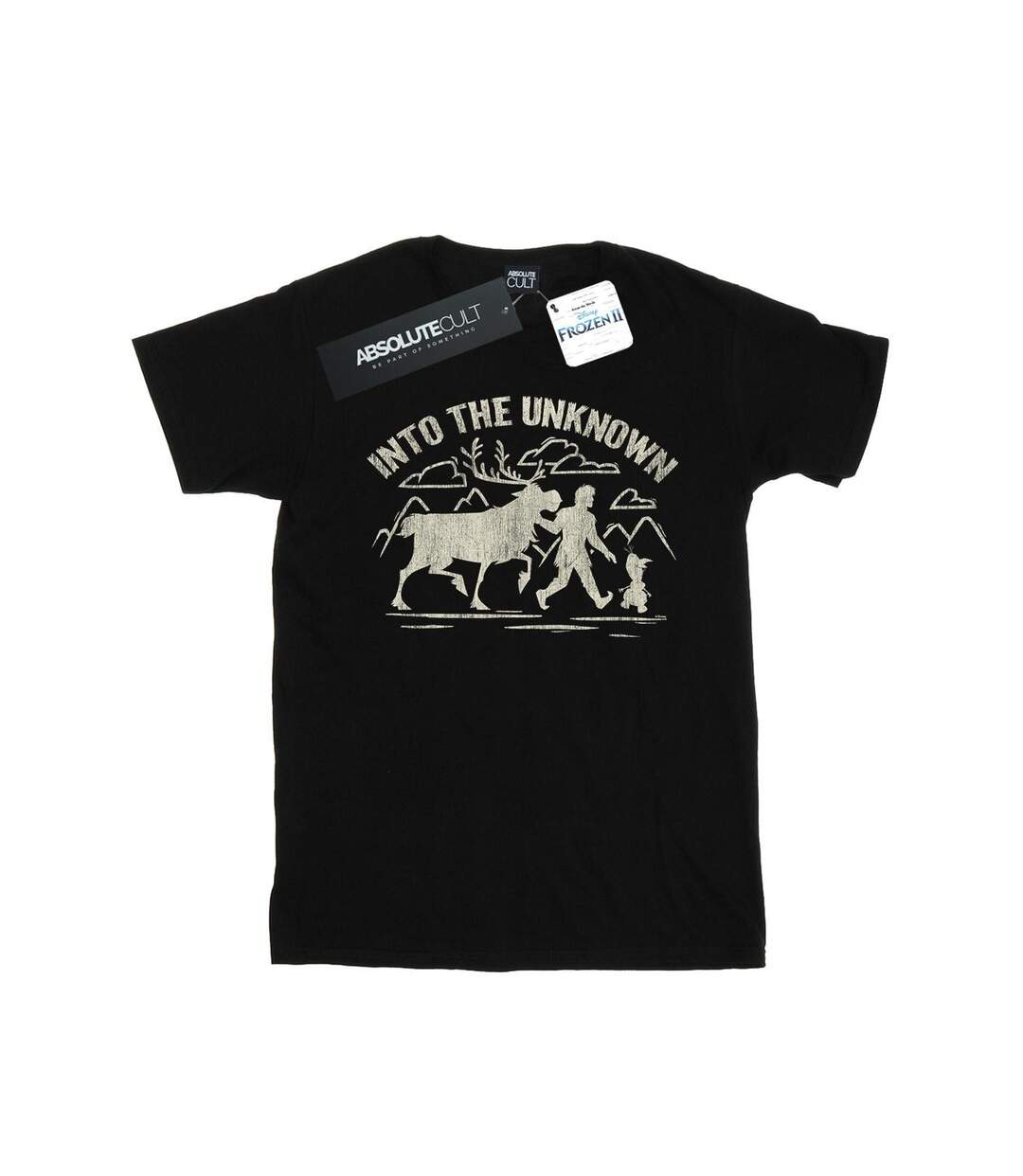 Disney - T-shirt FROZEN INTO THE UNKNOWN - Femme (Noir) - UTBI24465-1