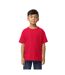 T-shirt softstyle enfant rouge Gildan-1