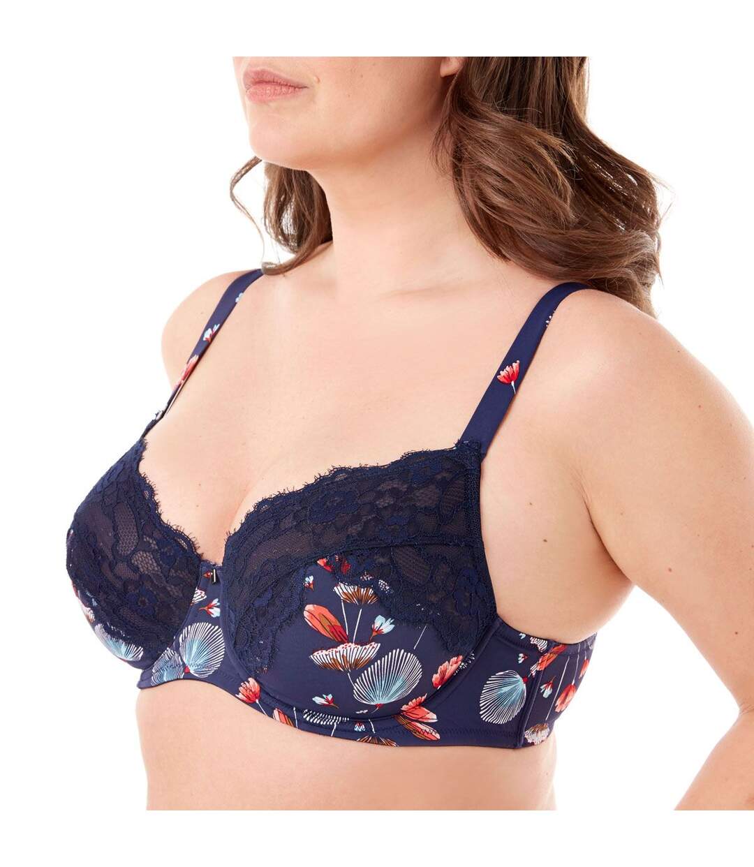 Soutien-gorge grand maintien C, D et E imprimé bleu Espiègle-2