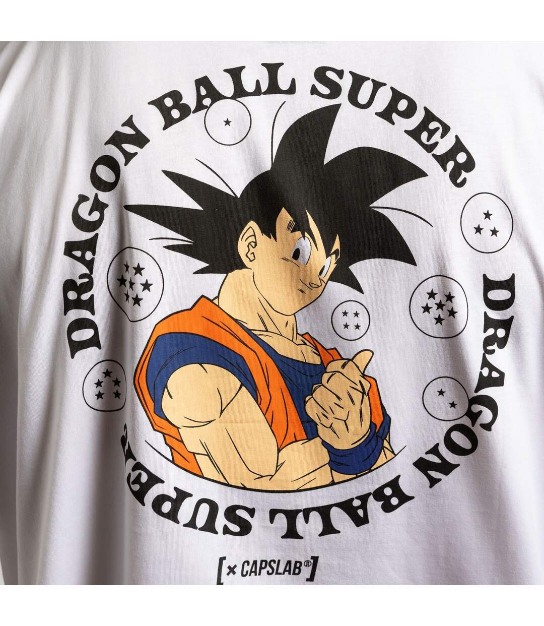 T-shirt homme relax fit avec print Dragon Ball Super Goku Capslab-2