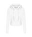 AWDis Just Hoods Womens/Ladies Girlie Cropped Hoodie (Arctic White) - UTPC3447-1