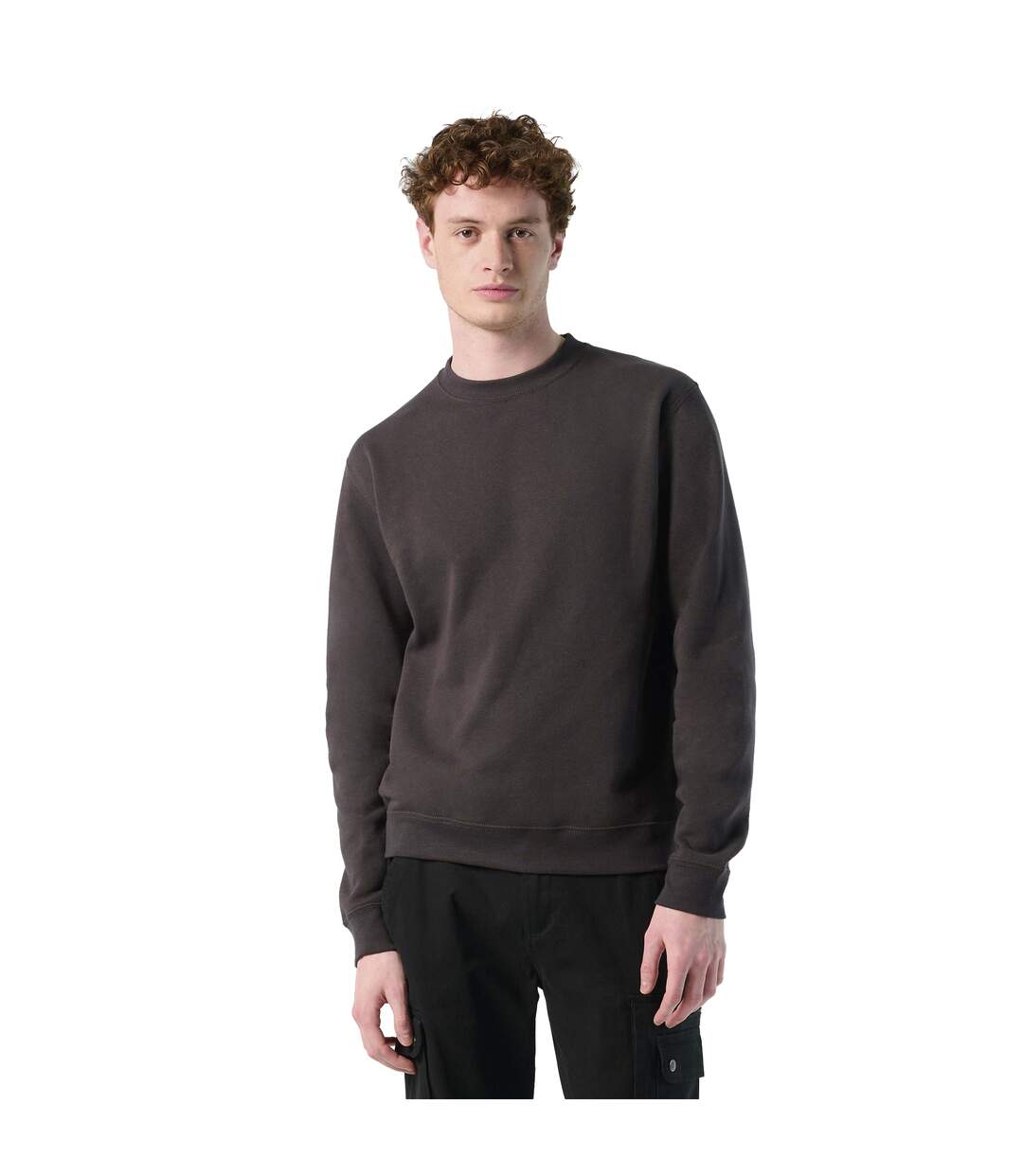 Sweat New Supreme Adulte Gris Uni SOLS-1