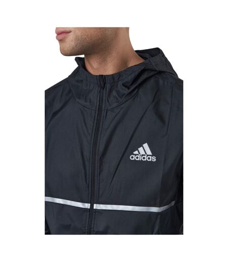 Mens Own The Run Track Jacket Black Adidas