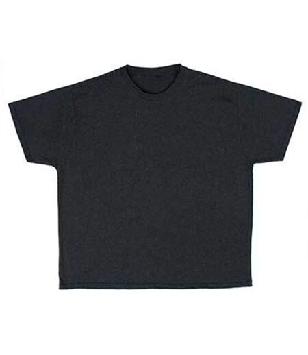 T-shirt manches courtes surdimensionné 4XL au 15XL - Unisexe - MYS110 - gris anthracite