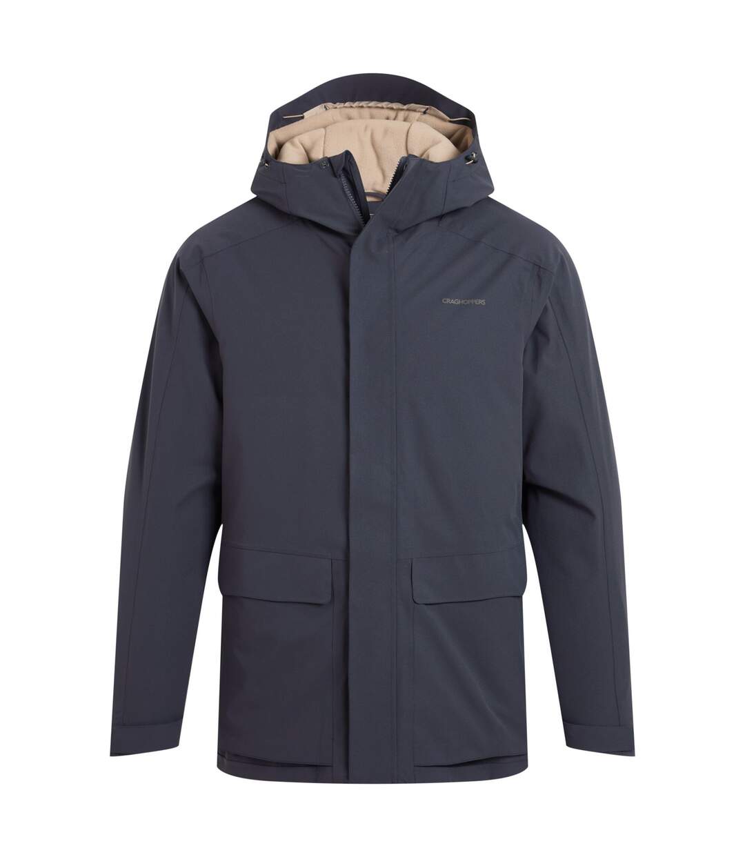 Veste Imperméable Thermique À Capuche Lorton Homme Anthracite Craghoppers-2