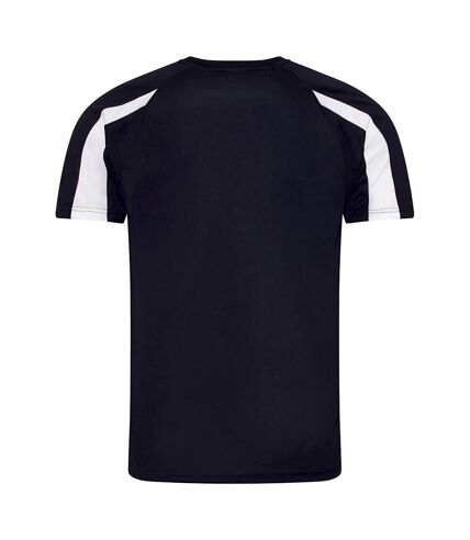 AWDis Cool Mens Contrast Moisture Wicking T-Shirt (French Navy/Arctic White) - UTPC5918