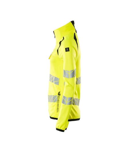 Veste Polaire Accelerate Safe Femme Jaune Fluo Noir Mascot