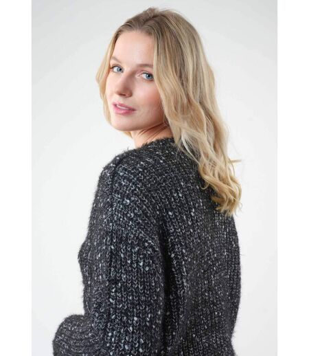 Pull oversize en maille brillante