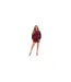 Womens/ladies Ribbed Buttoned Slim Cardigan Burgundy I Saw It First-1