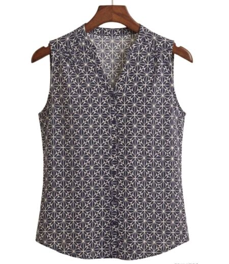 MAYFLOWER VOILOU1 Chemisier sans manches – La légèreté de la viscose pour un look estival chic