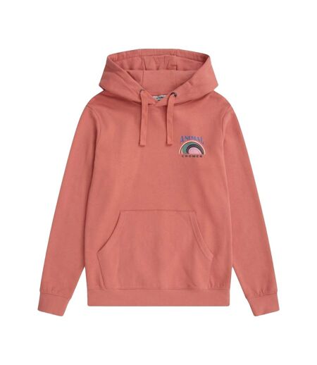 Sweat À Capuche Maya Cromer Femme Rose Animal