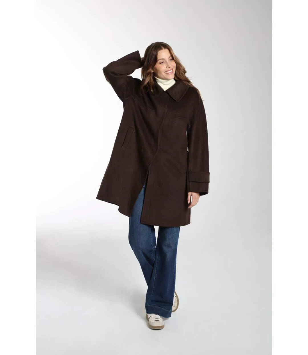 Manteau Elara  Avec Col Claudine | Gerard Pasquier-1