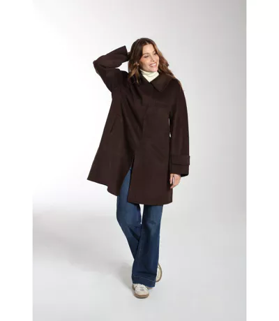 Manteau Elara  Avec Col Claudine | Gerard Pasquier