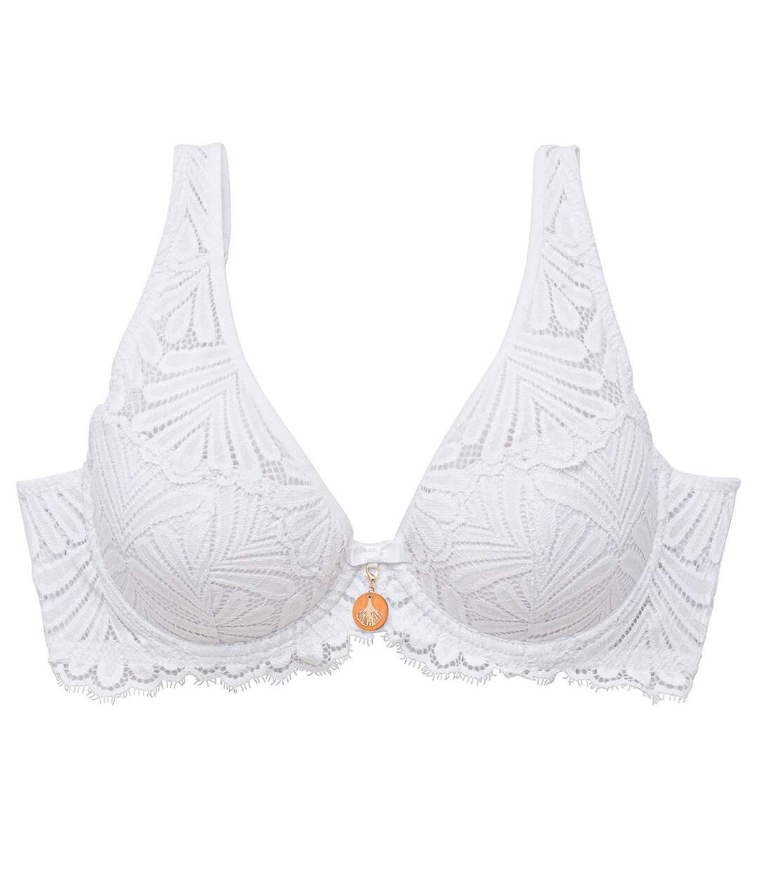 Soutien-gorge ampliforme coque moulée blanc Tsar-1