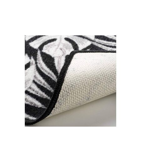 Tapis Imprimé Amber 50x120cm Noir