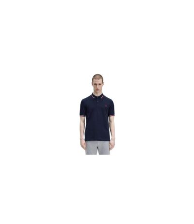 Polo Manches Longues Homme Bleu Marine Fred Perry