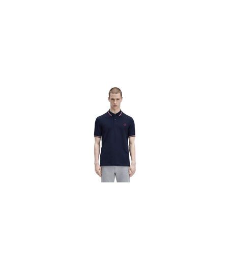 Polo Manches Longues Homme Bleu Marine Fred Perry