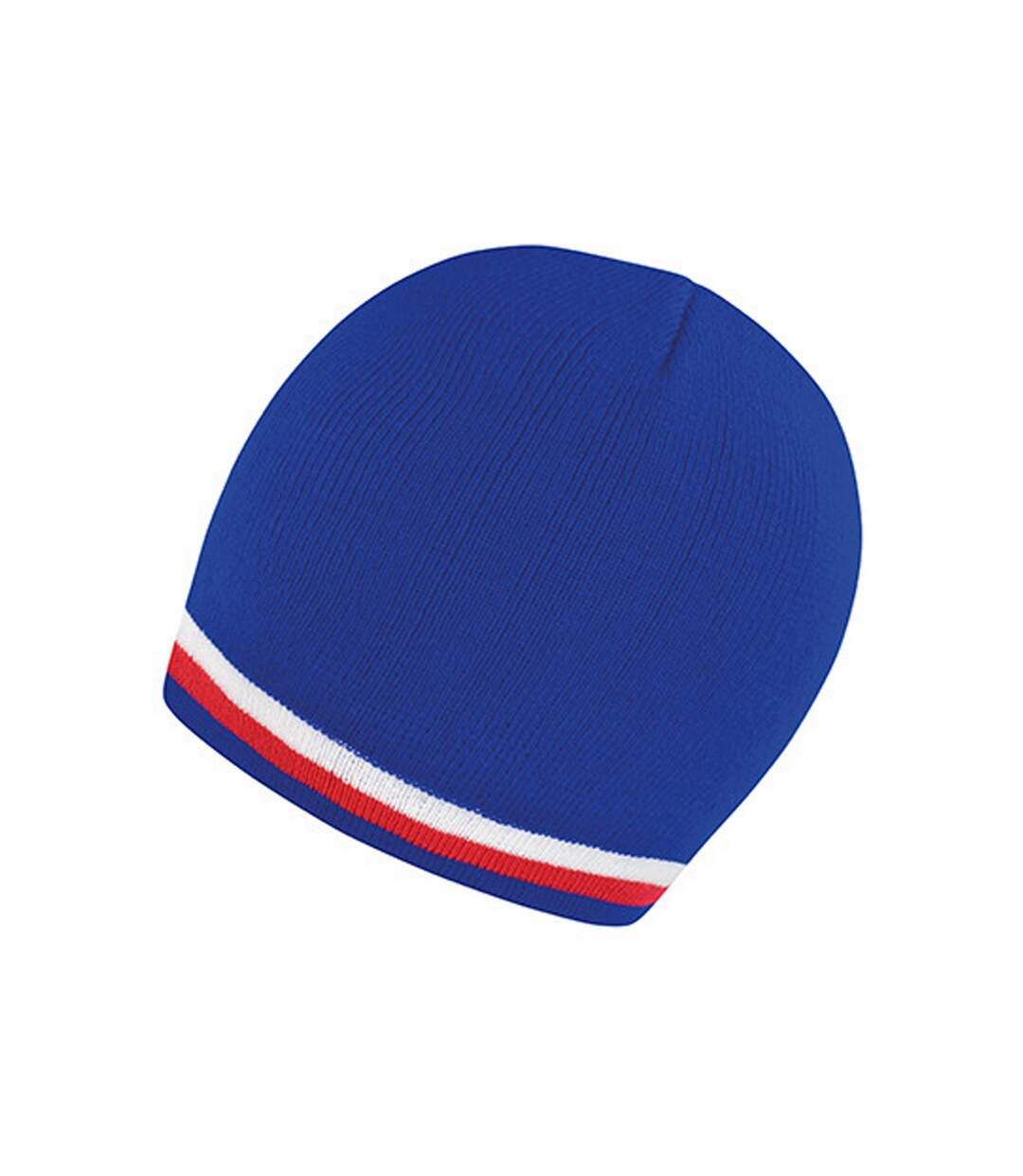 Bonnet National Adulte Bleu Roi Blanc Rouge Result Winter Essentials-3