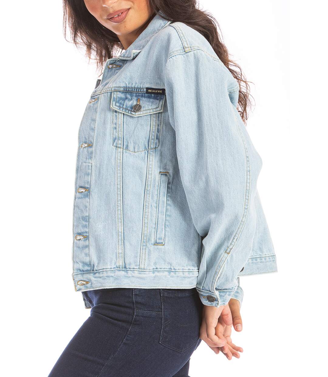 Veste en denim bleached JOSY-2