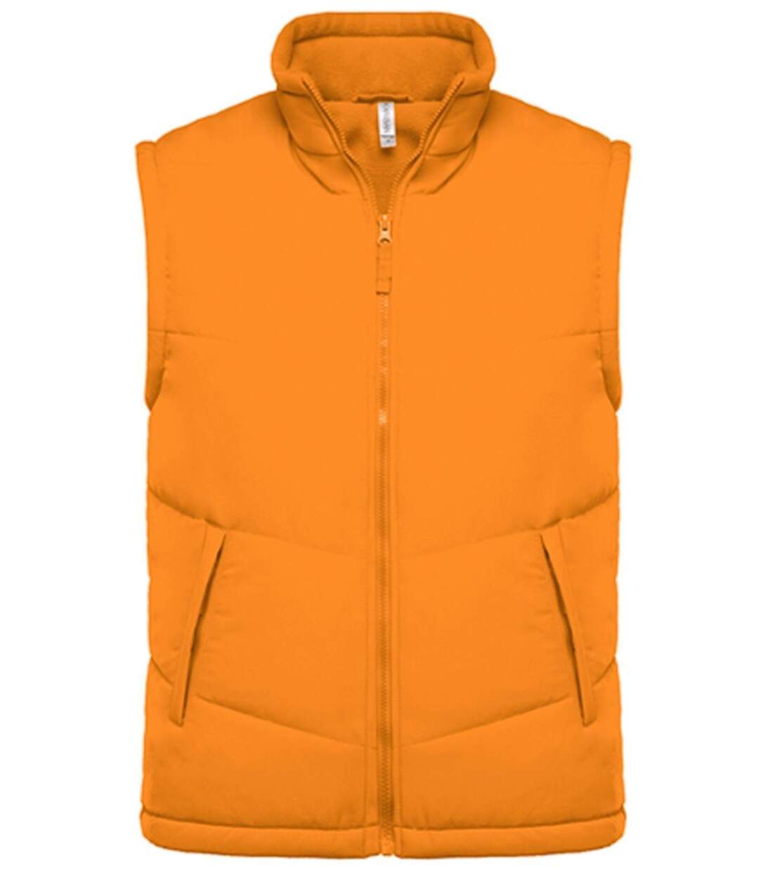 Veste sans manches doublée polaire - K6118 - orange