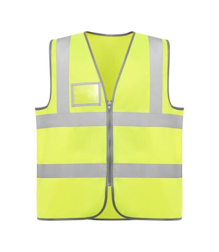 Gilet Haute Visibilité Polux Adulte Jaune Fluo Roly Workwear