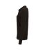 SOLS Womens/Ladies Perfect Long Sleeve Pique Polo Shirt (Black)