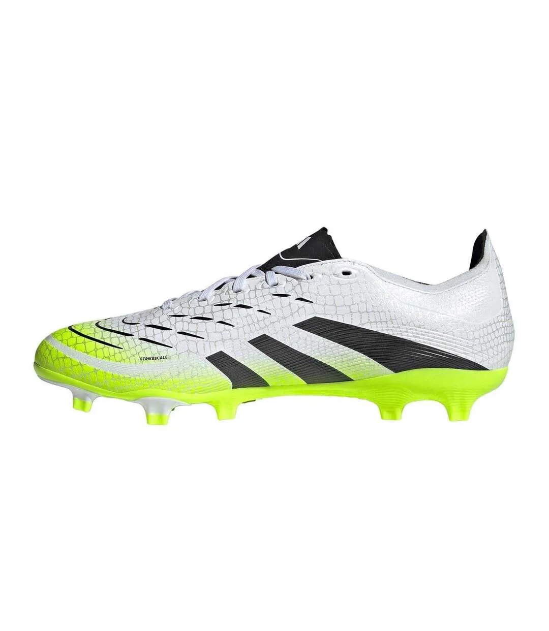 Chaussures De Foot Pour Terrain Ferme League Homme Blanc Noir Citron Adidas-3