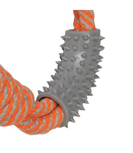 Dog chew toy one size orange/grey Regatta