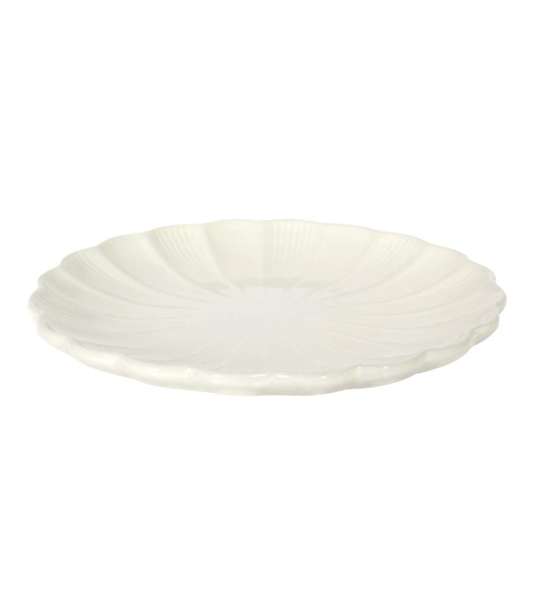 Lot de 6 Assiettes Plates Calista 26cm Écru-2