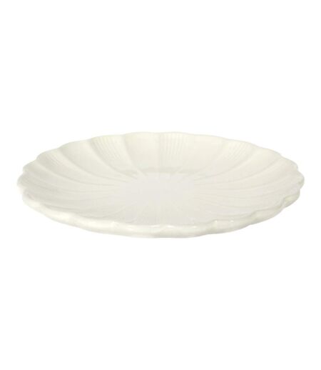 Lot de 6 Assiettes Plates Calista 26cm Écru