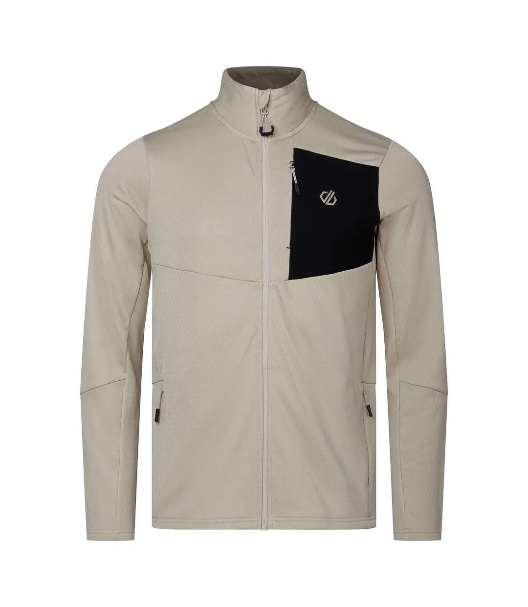 Veste De Sport Extensible À Col Montant Venture Homme Blanc Cassé Dare 2B-2