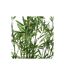 Plante Artificielle en Pot Bambou 183cm Vert & Noir