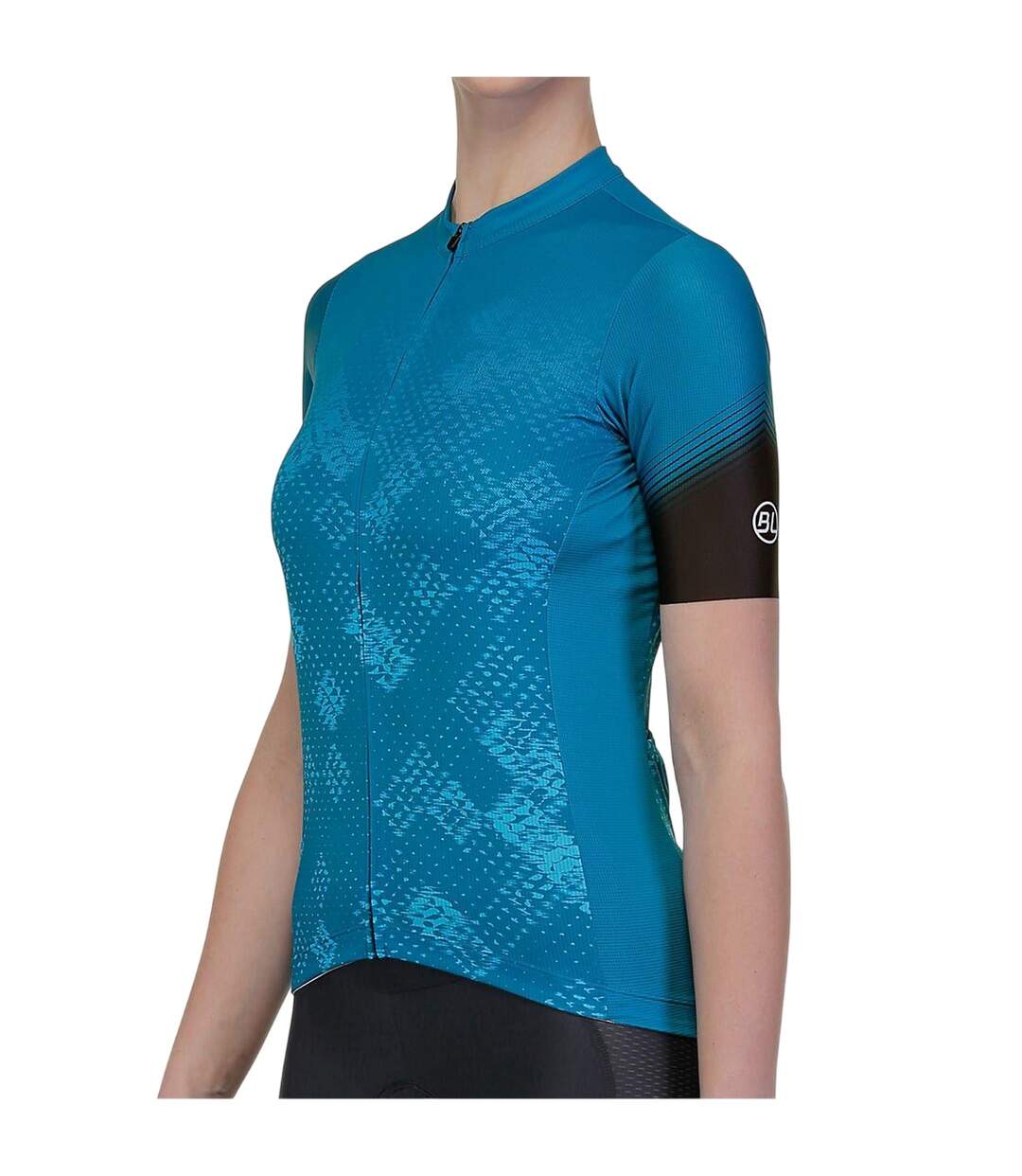 Womens/ladies Tracy2 Cycling Jersey Turquoise Bicycle Line-3