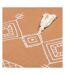 Furn Pritta Tassel Throw Pillow Cover (Cinnamon Orange) (40cm x 60cm) - UTRV2862