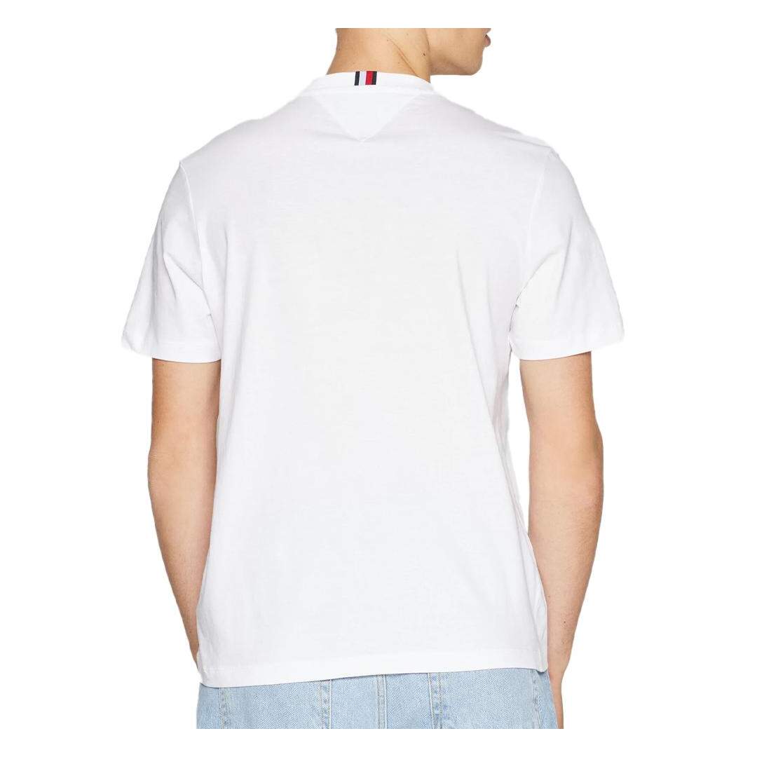 T-shirt Blanc Homme Tommy Hilfiger Chest - 3XL-2