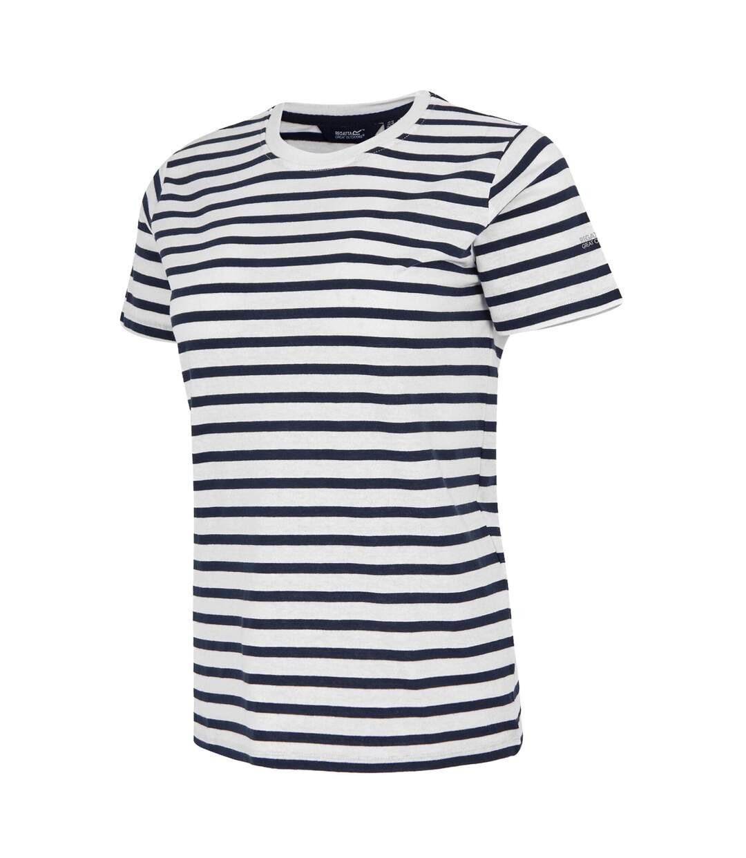 T-shirt bayletta femme blanc / bleu marine Regatta-3