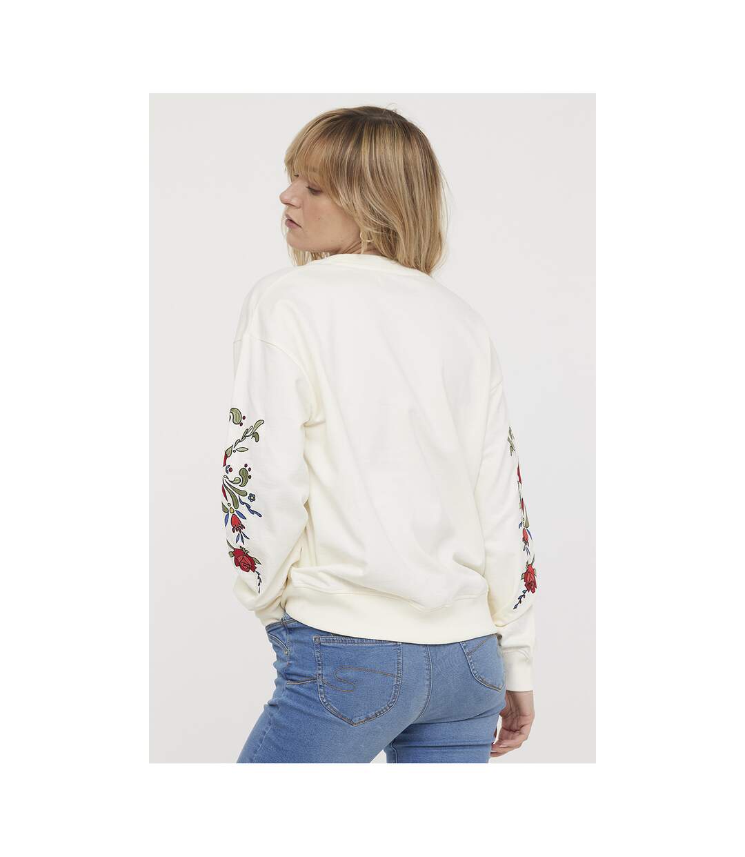 Sweatshirt manches longues coton regular ELIDA