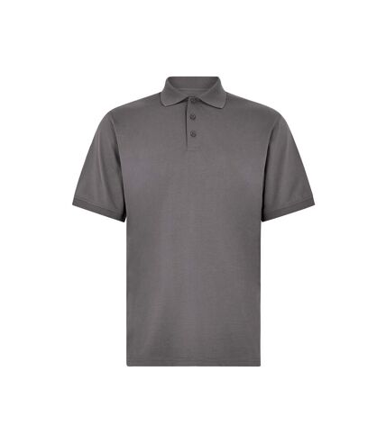 Kustom Kit Mens Jersey Superwash 60C Regular Polo Shirt (Charcoal)