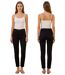 jeans mom fit noir femme en grande taille - Taille haute - Coupe confort et élégance-2