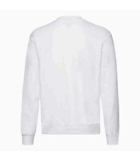 Fruit of the Loom Unisex Adult Classic Drop Shoulder Sweatshirt (White)